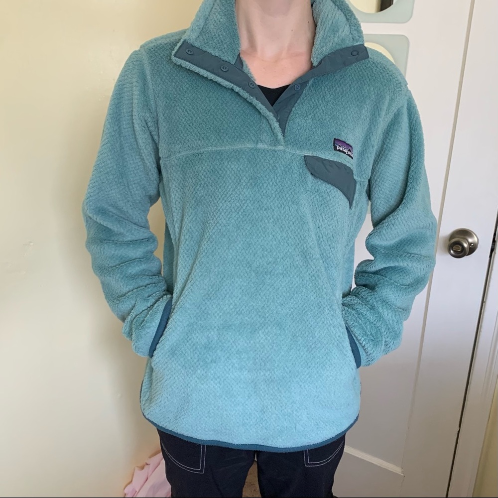 Patagonia snap tee fleece